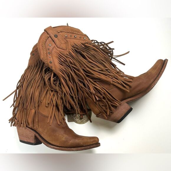 Liberty Black Vegas Fringe Faggie Boots LB71124 - Picture 5 of 14